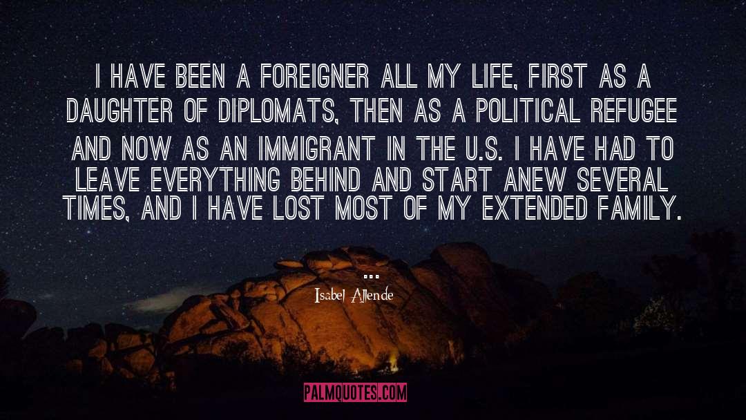 Foreigner quotes by Isabel Allende
