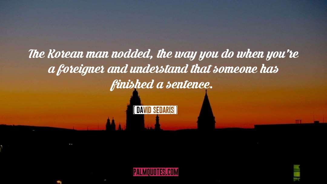 Foreigner quotes by David Sedaris