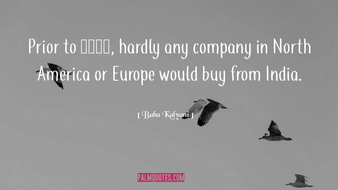 Foreigners In Europe quotes by Baba Kalyani