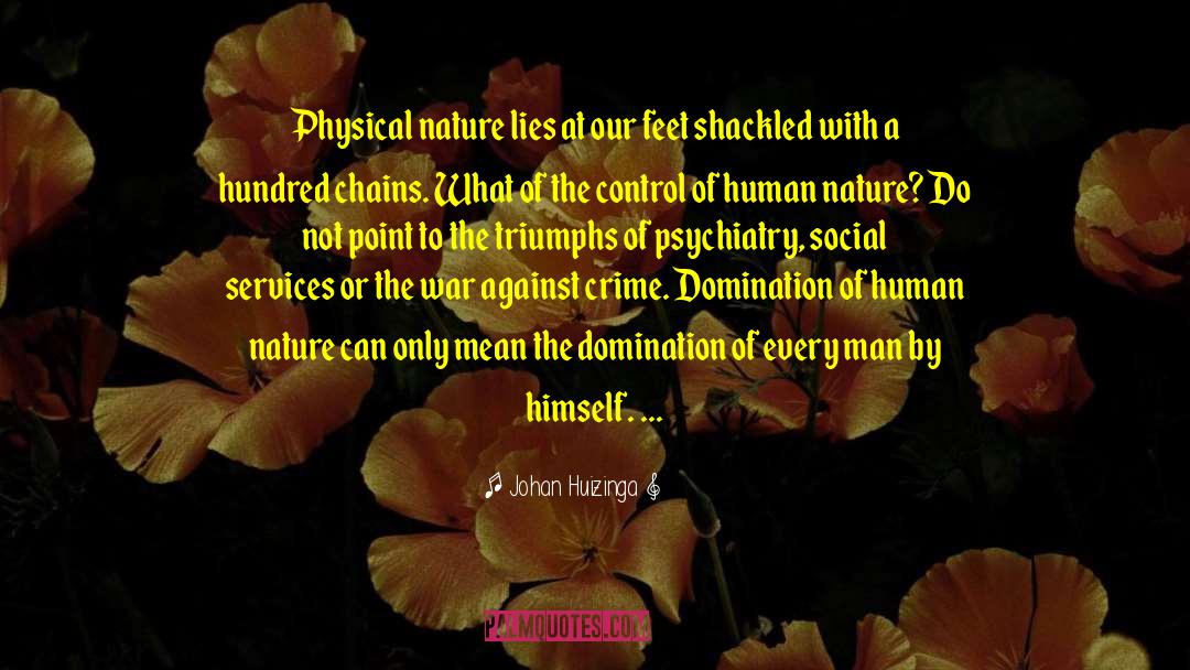 Forensic Psychiatry quotes by Johan Huizinga