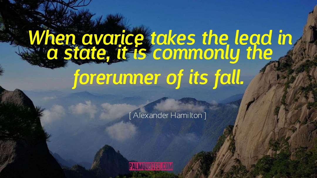 Forerunner quotes by Alexander Hamilton