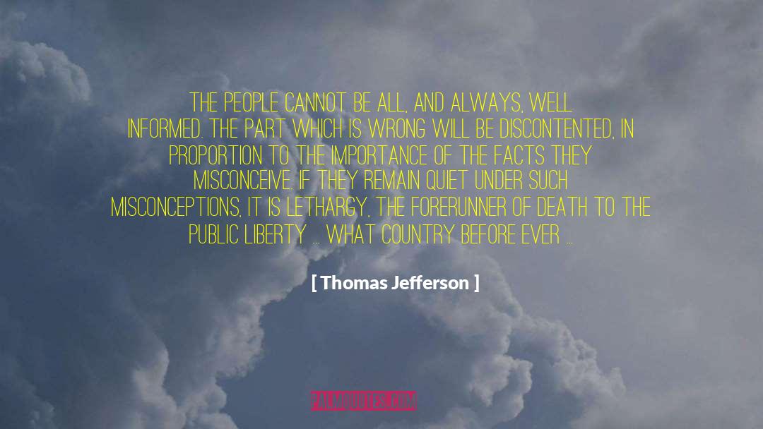 Forerunner quotes by Thomas Jefferson