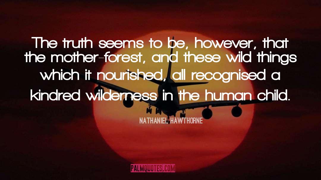 Forest Ecology quotes by Nathaniel Hawthorne