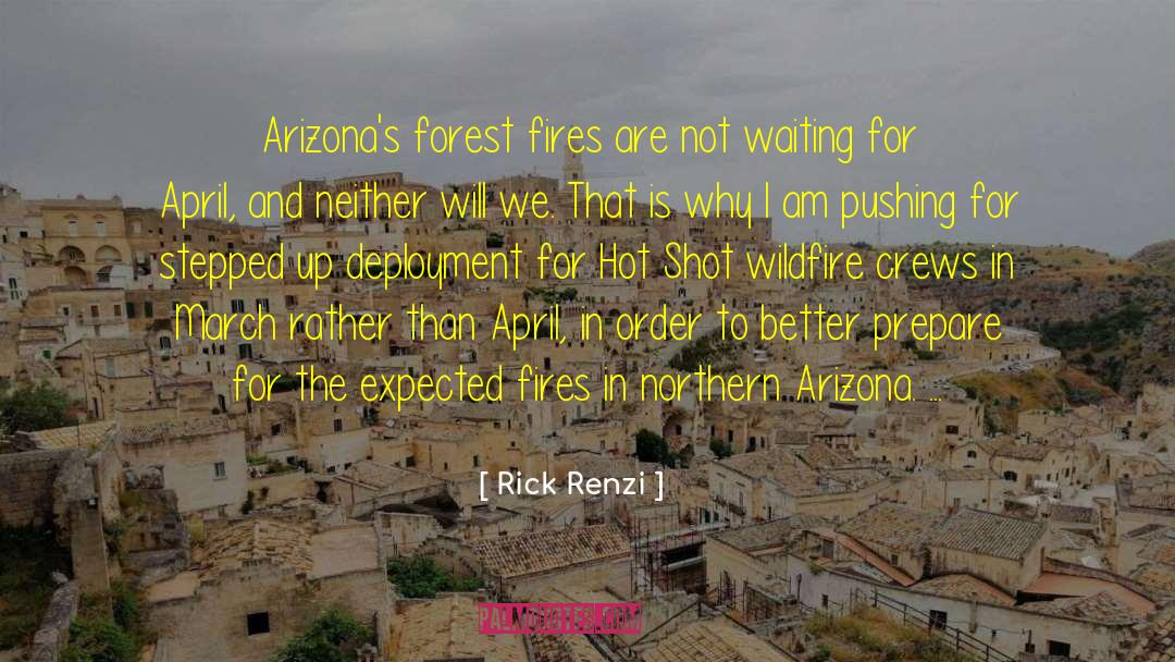 Forest Fire Watcher Romance quotes by Rick Renzi