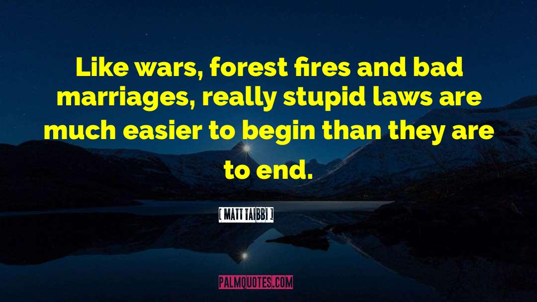 Forest Fires quotes by Matt Taibbi