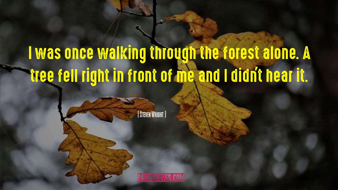 Forest Gump quotes by Steven Wright