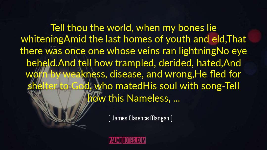 Forest Of Bones quotes by James Clarence Mangan