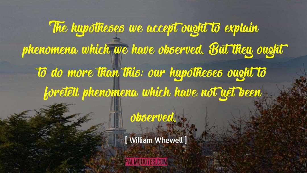 Foretell quotes by William Whewell