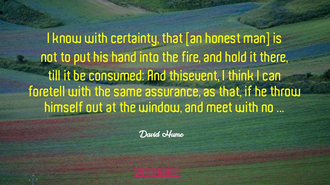 Foretell quotes by David Hume