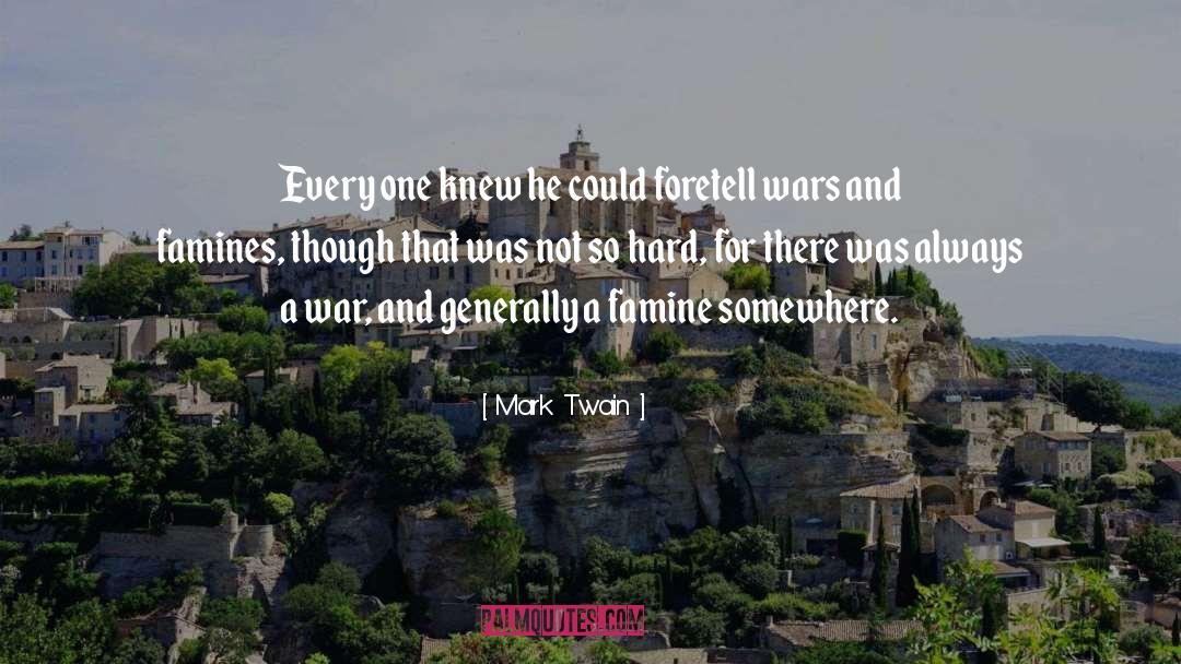 Foretell quotes by Mark Twain