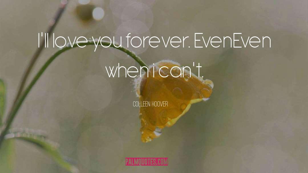 Forever Love quotes by Colleen Hoover