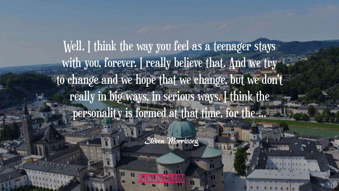 Forever Young quotes by Steven Morrissey