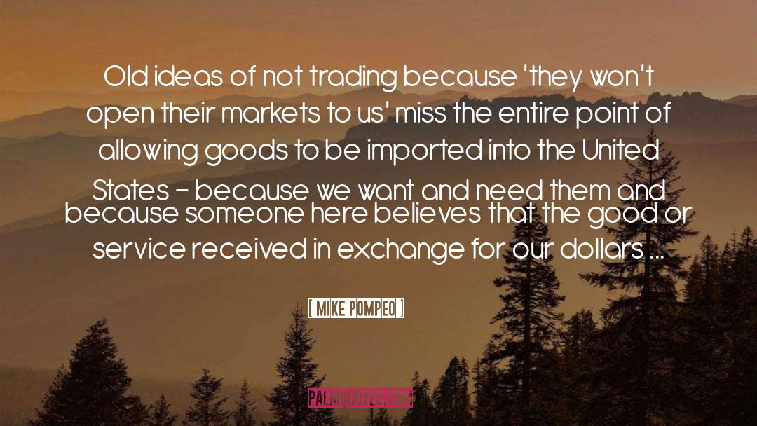 Forex Trading quotes by Mike Pompeo