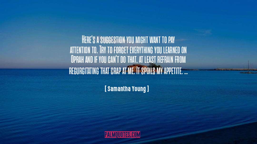 Forget Everything quotes by Samantha Young