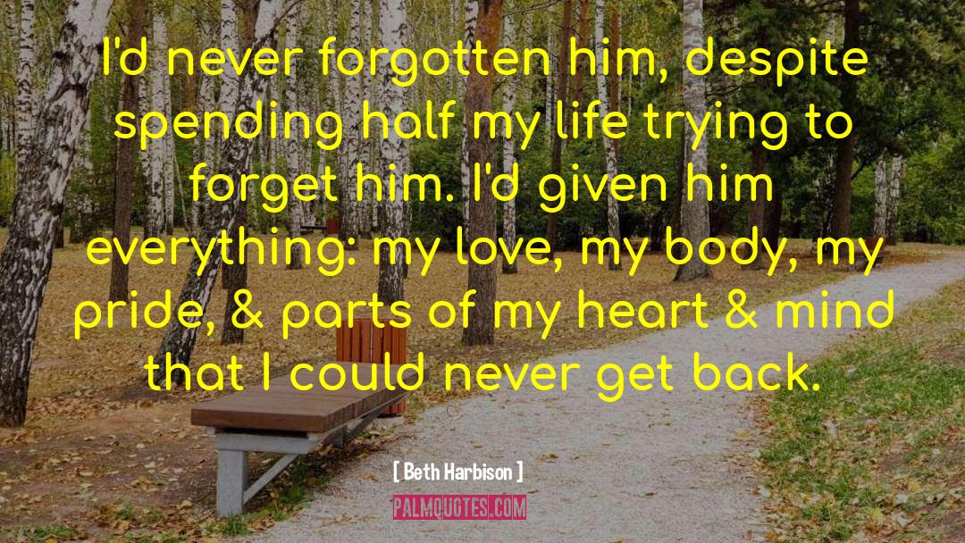 Forget Him quotes by Beth Harbison