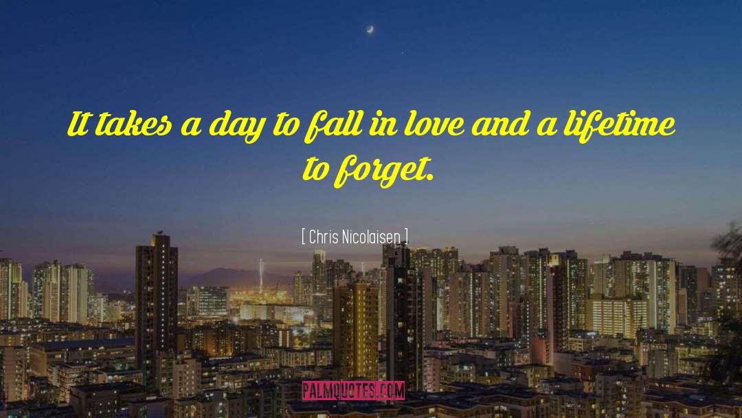 Forget Love quotes by Chris Nicolaisen