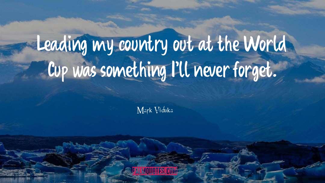 Forget The Pain quotes by Mark Viduka