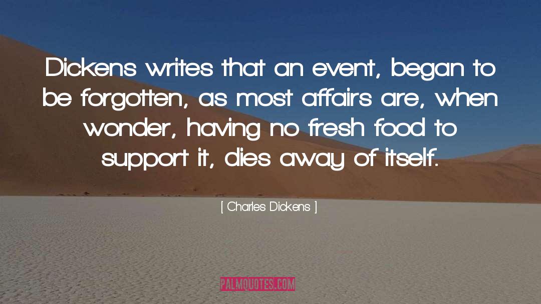 Forgetting Past quotes by Charles Dickens