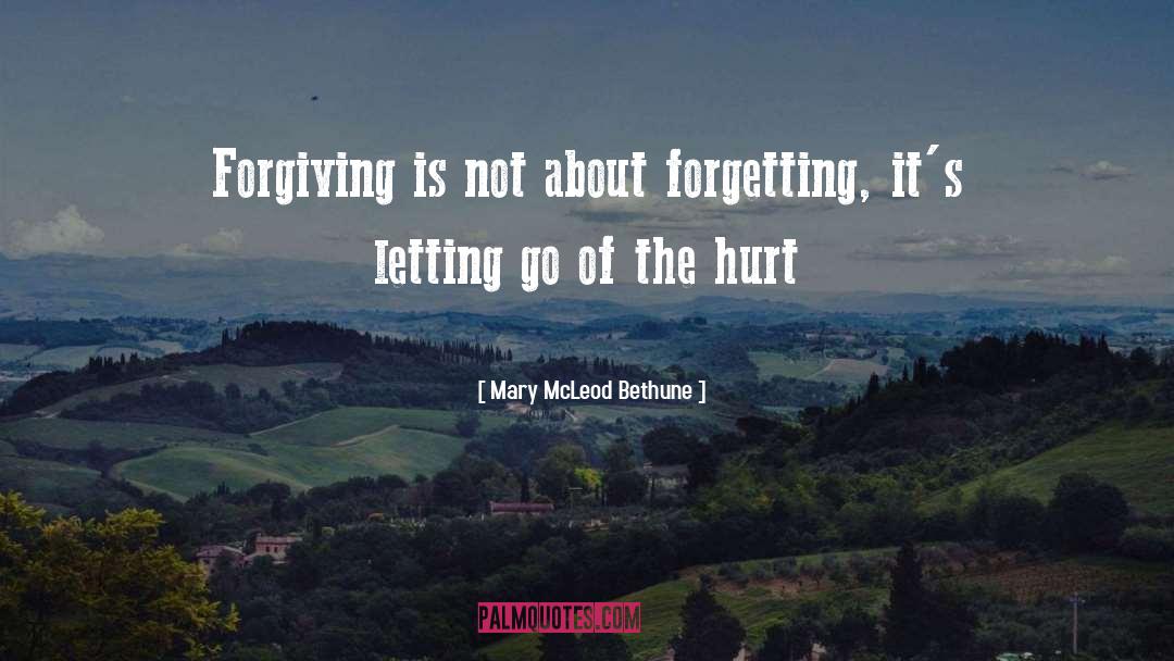 Forgetting quotes by Mary McLeod Bethune