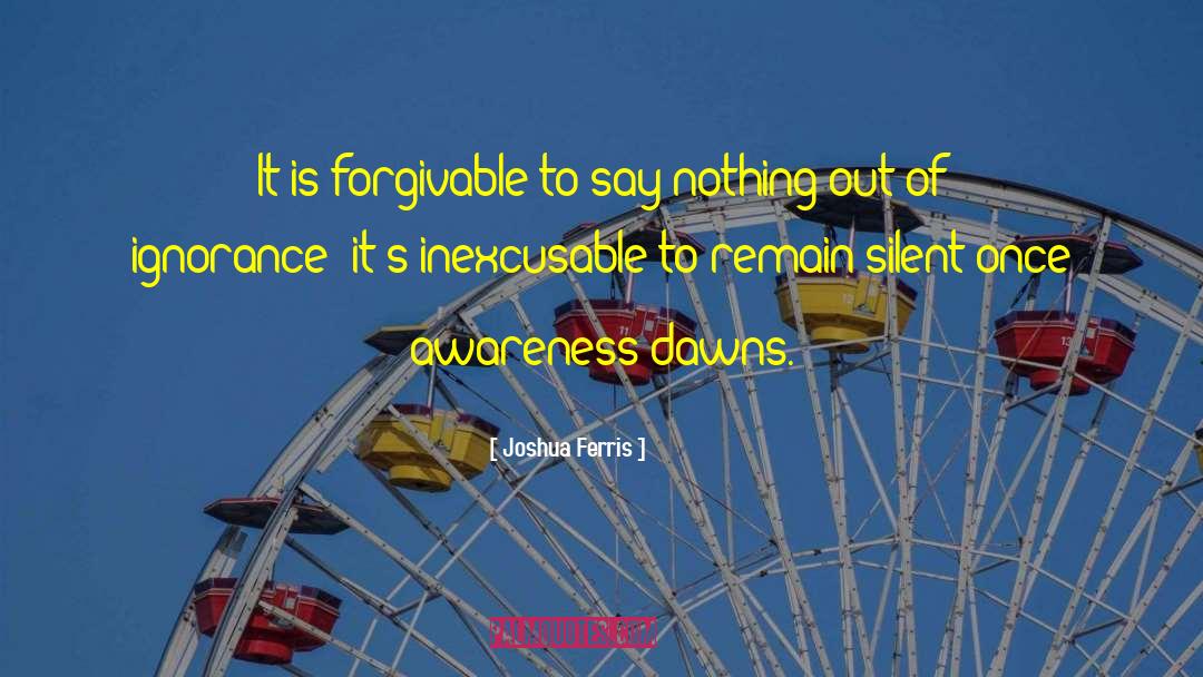 Forgivable quotes by Joshua Ferris