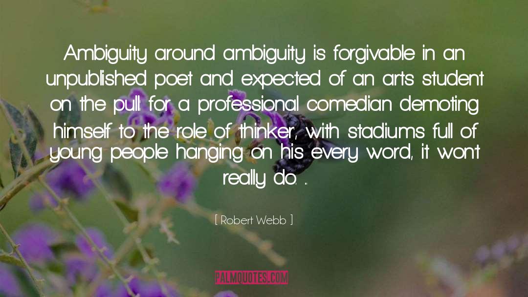 Forgivable quotes by Robert Webb
