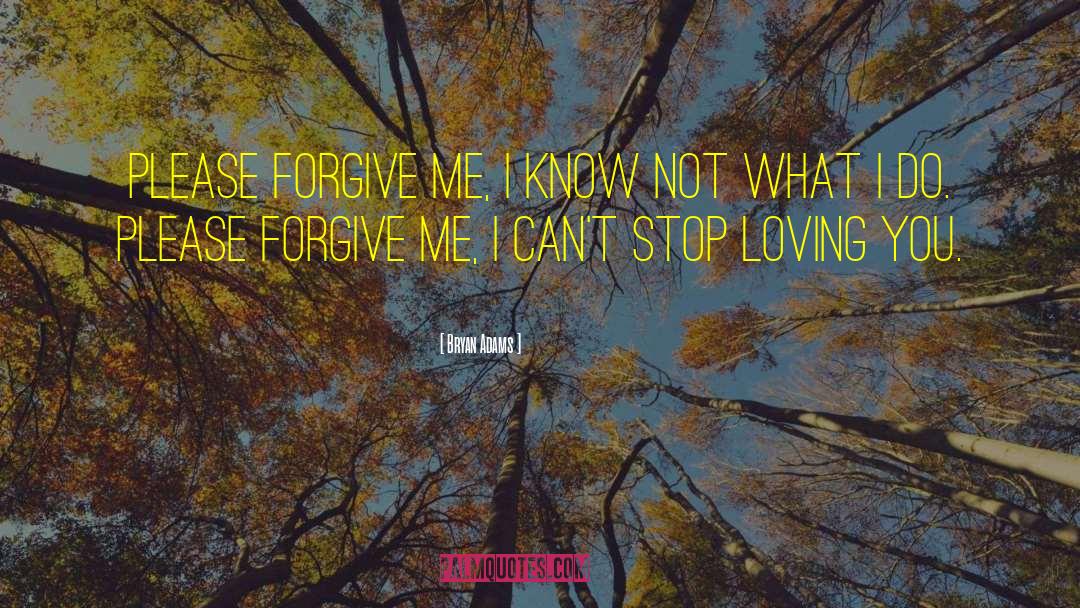 Forgive Me quotes by Bryan Adams