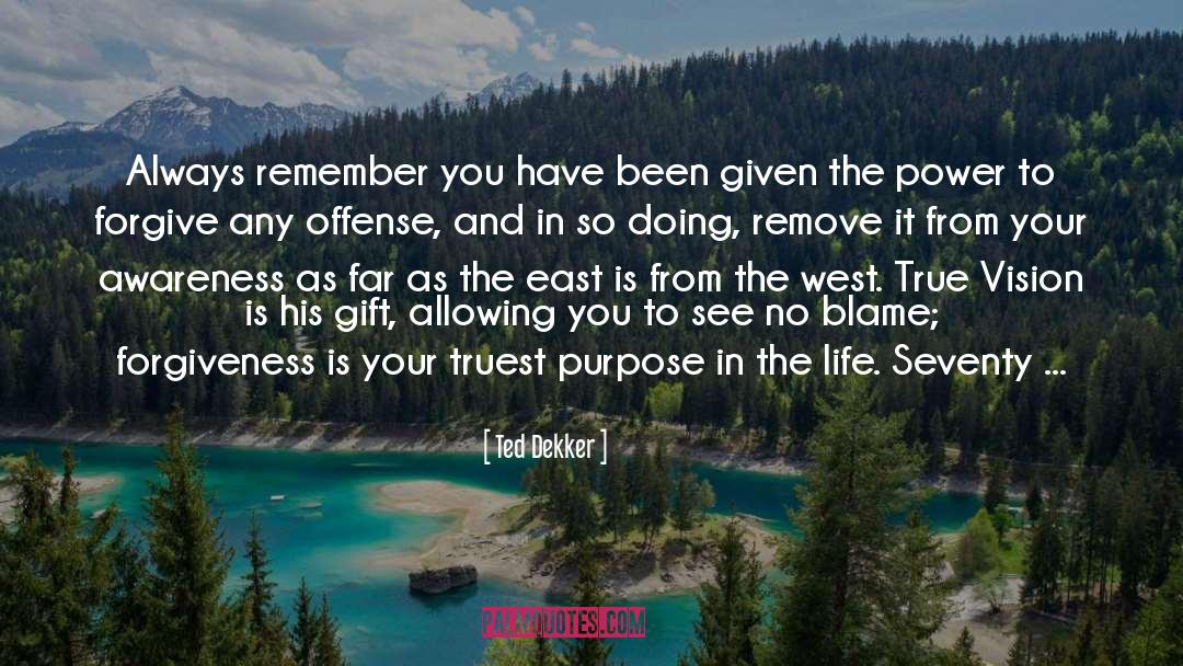 Forgive Your Self And Others quotes by Ted Dekker