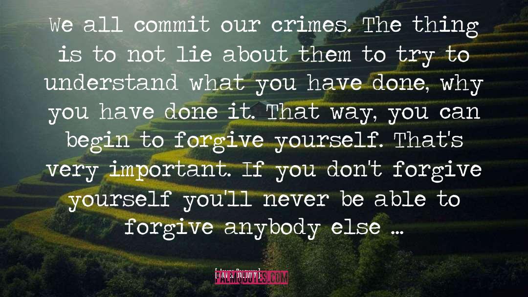 Forgive Yourself quotes by James Baldwin