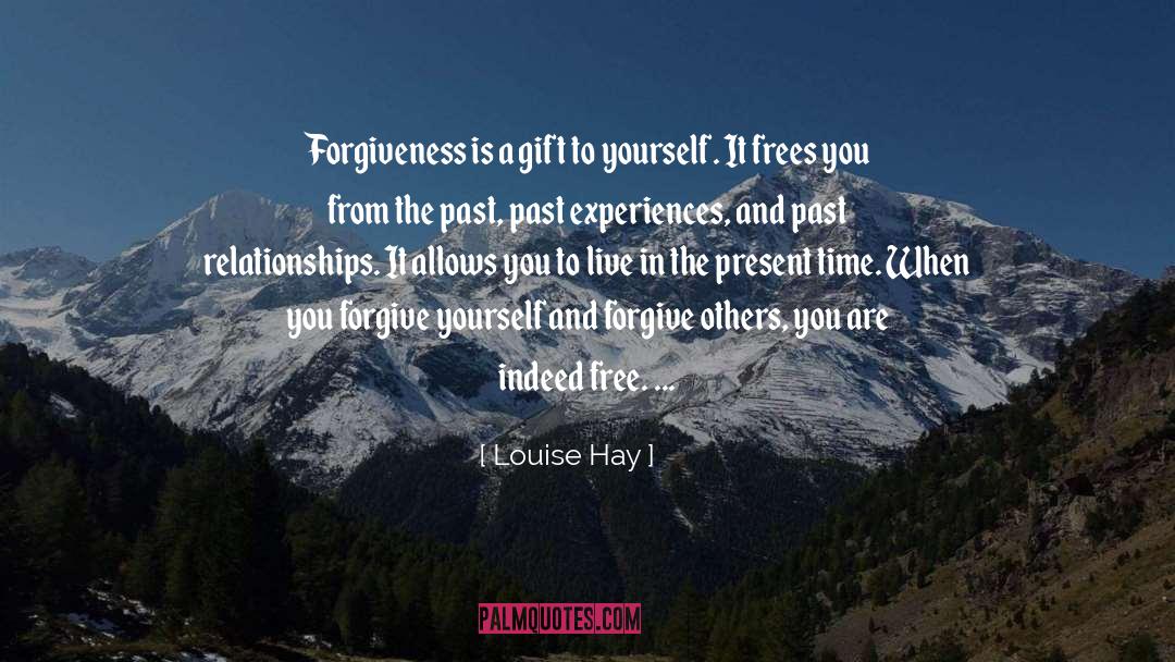 Forgive Yourself quotes by Louise Hay