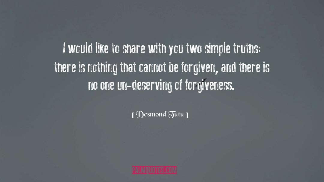 Forgiven quotes by Desmond Tutu