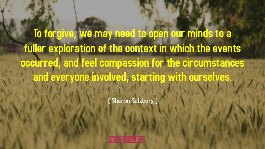 Forgiveness And Letting Go quotes by Sharon Salzberg