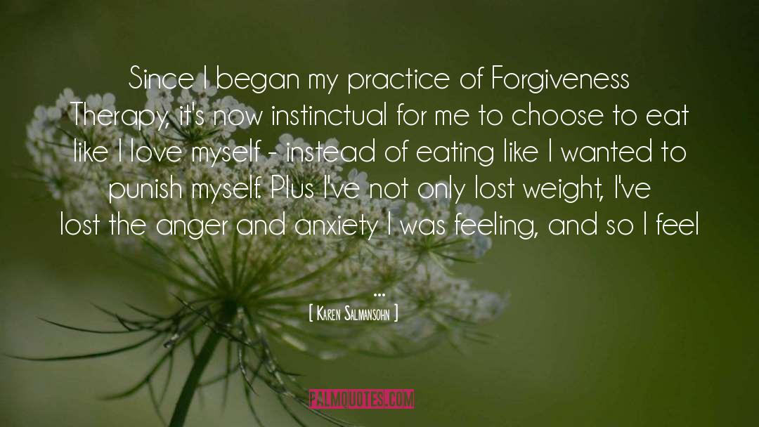 Forgiveness Therapy quotes by Karen Salmansohn