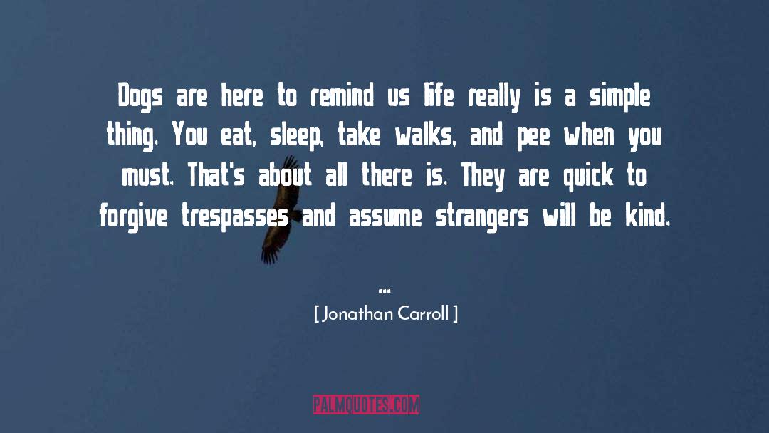 Forgiving quotes by Jonathan Carroll