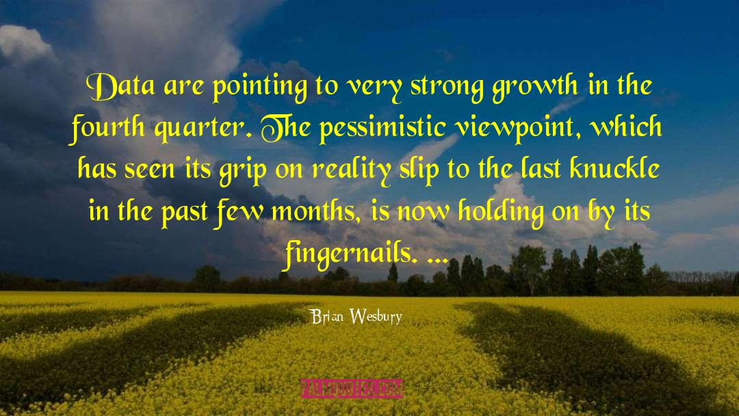 Forgiving The Past quotes by Brian Wesbury