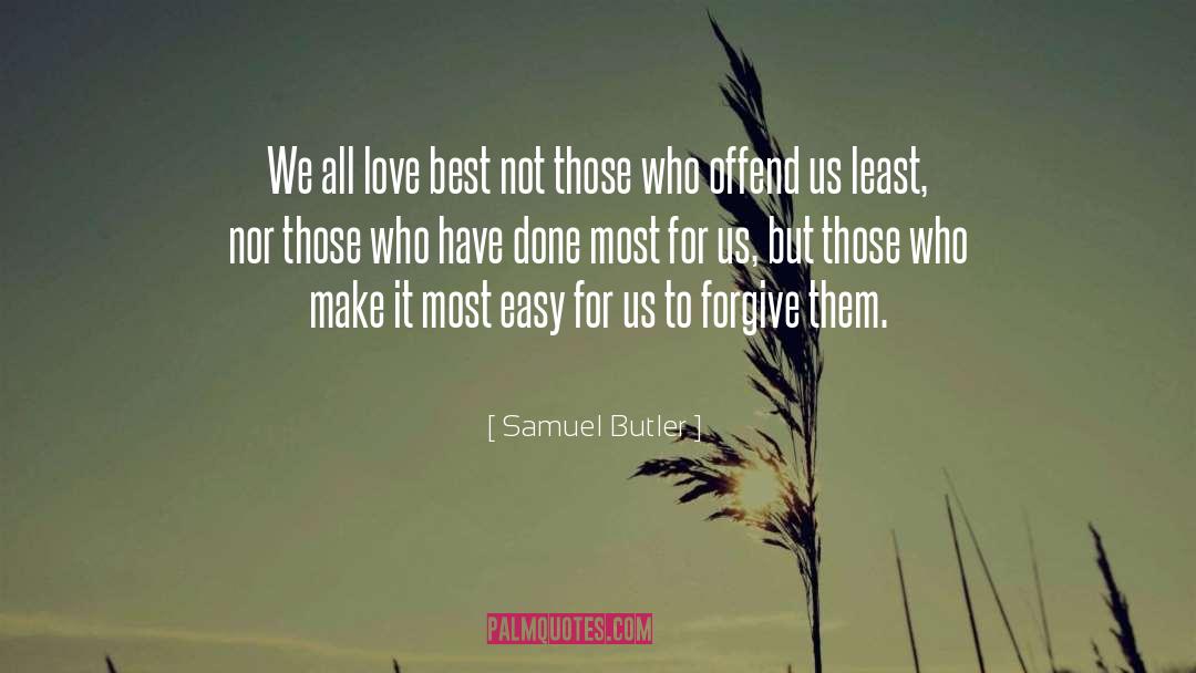 Forgiving Yourself quotes by Samuel Butler