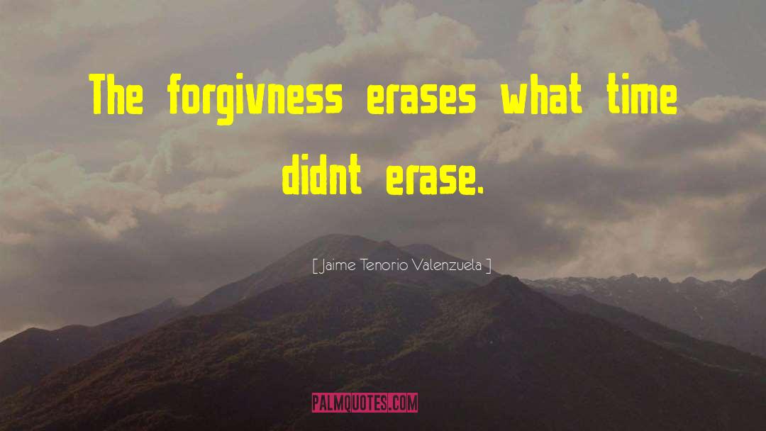 Forgivness quotes by Jaime Tenorio Valenzuela