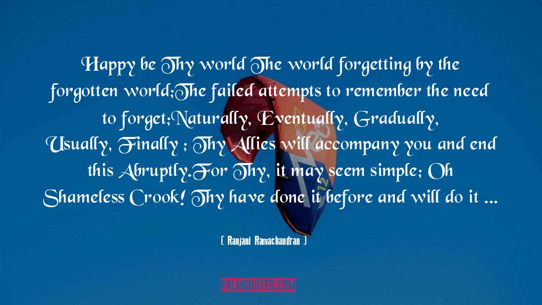 Forgotten Memories quotes by Ranjani Ramachandran