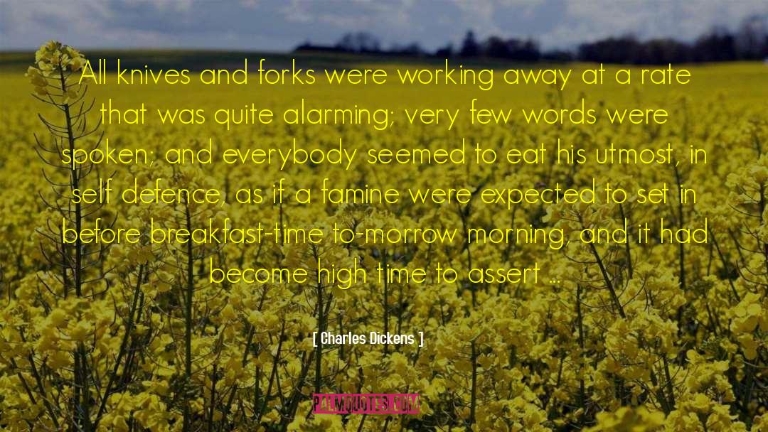 Forks quotes by Charles Dickens