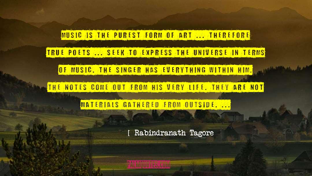 Form Of Art quotes by Rabindranath Tagore