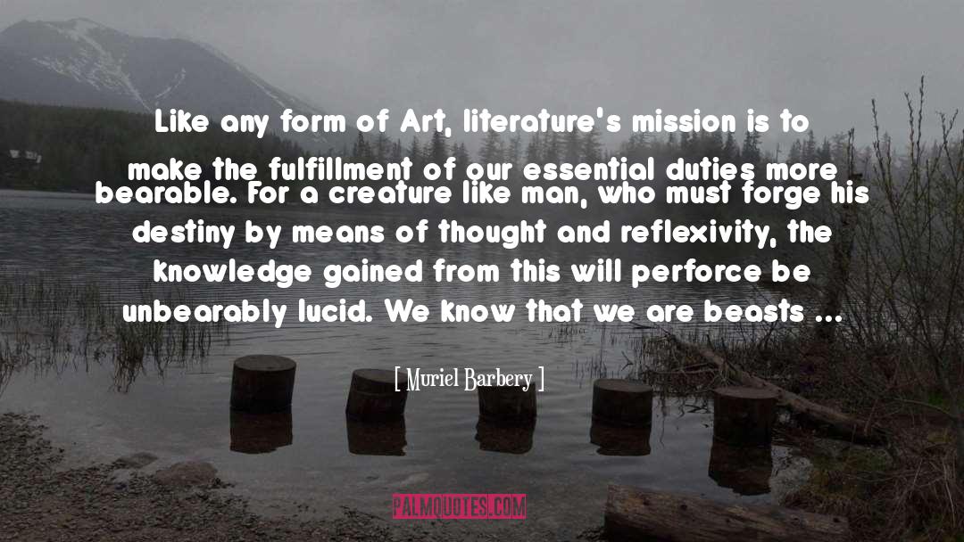 Form Of Art quotes by Muriel Barbery