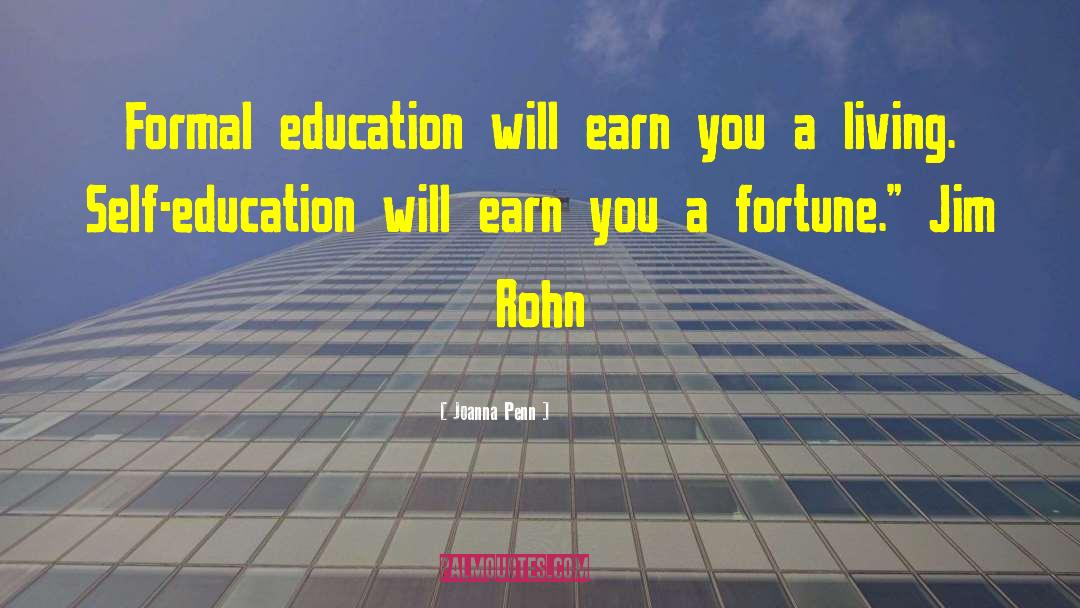 Formal Education quotes by Joanna Penn