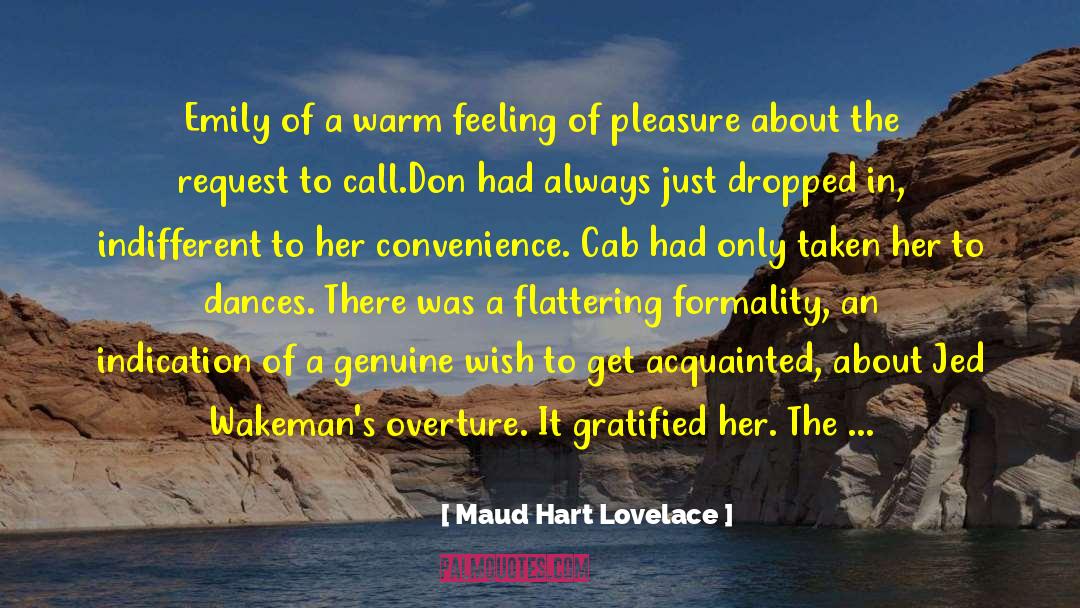 Formality quotes by Maud Hart Lovelace
