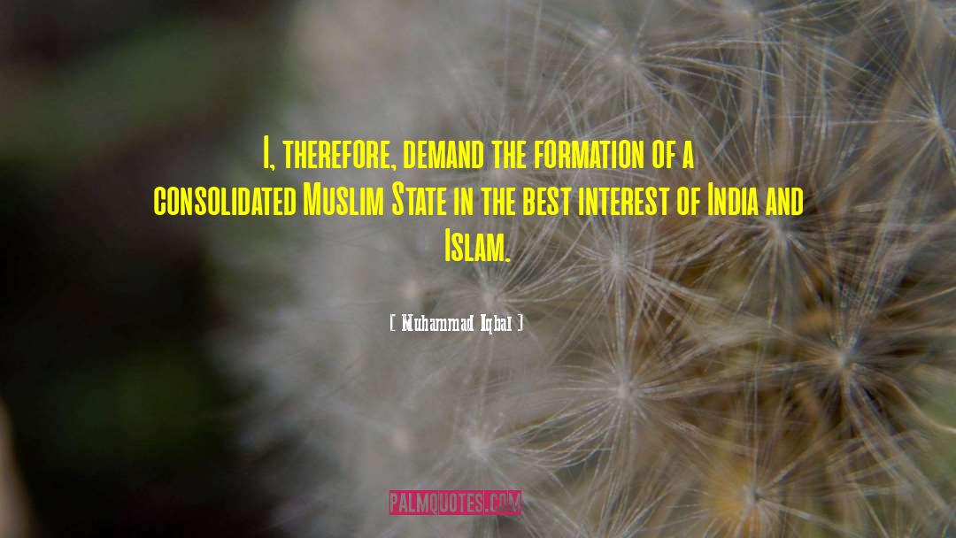 Formation quotes by Muhammad Iqbal