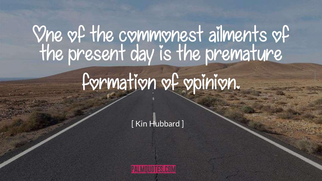 Formation quotes by Kin Hubbard
