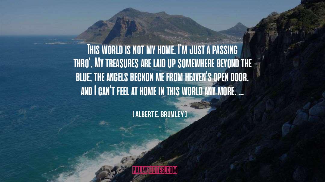Former Friends quotes by Albert E. Brumley
