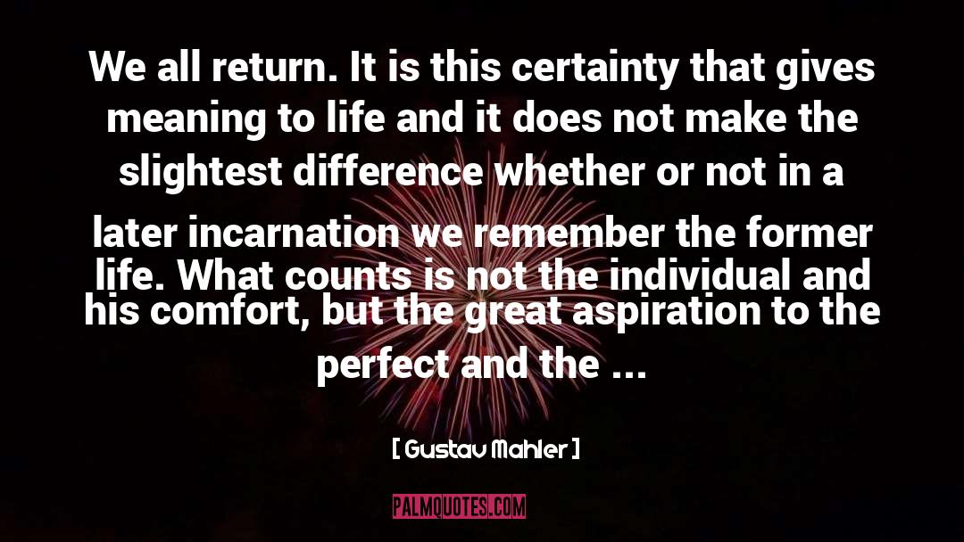 Former Life quotes by Gustav Mahler