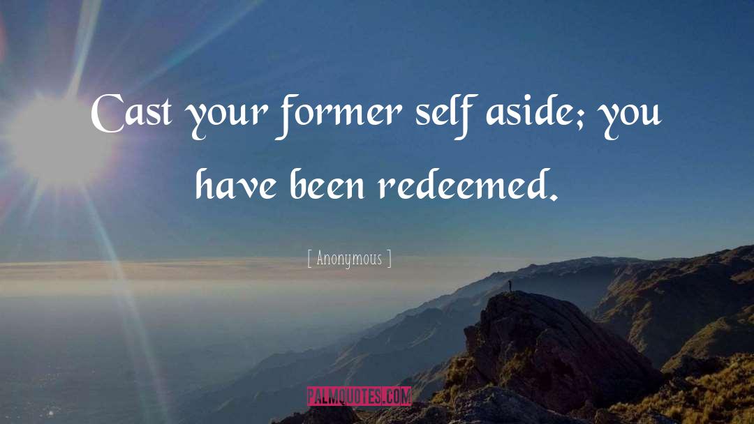 Former Self quotes by Anonymous