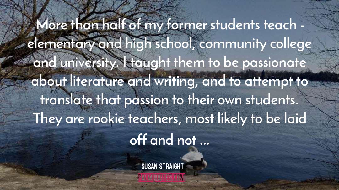 Former Students quotes by Susan Straight