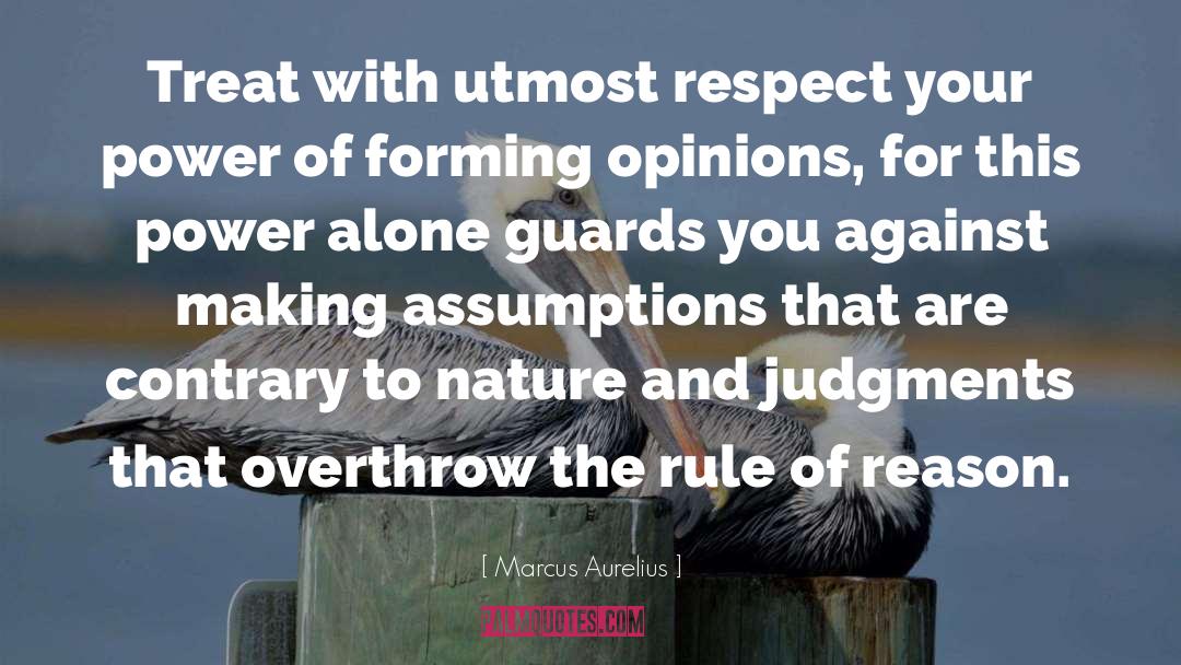 Forming Opinions quotes by Marcus Aurelius