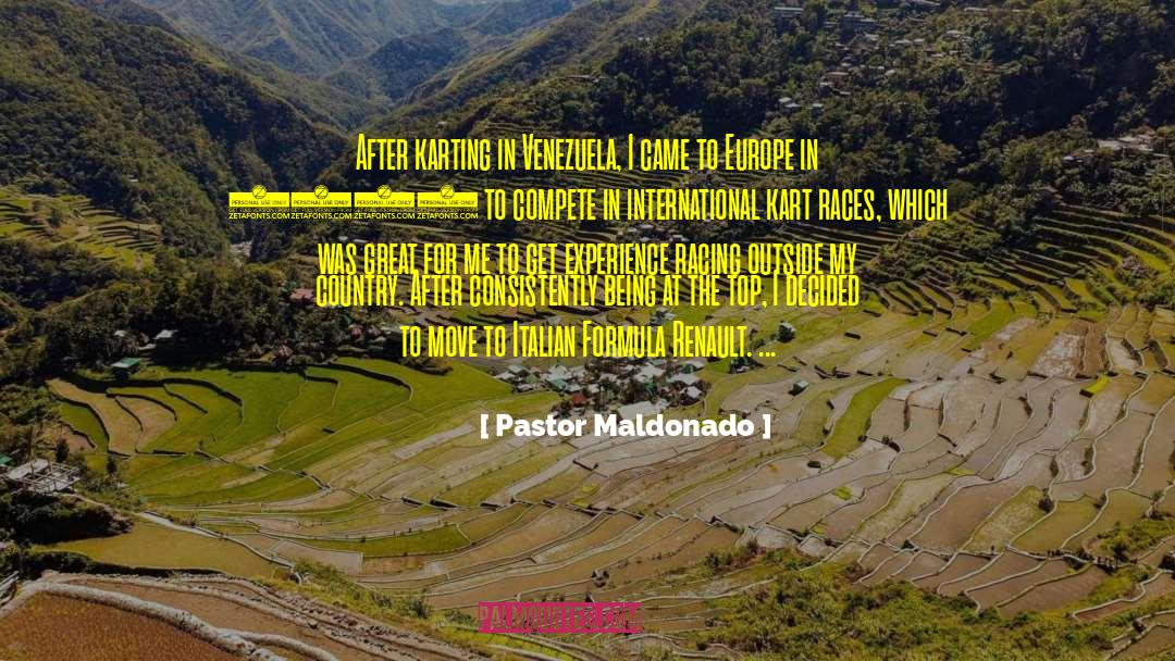 Formula One quotes by Pastor Maldonado